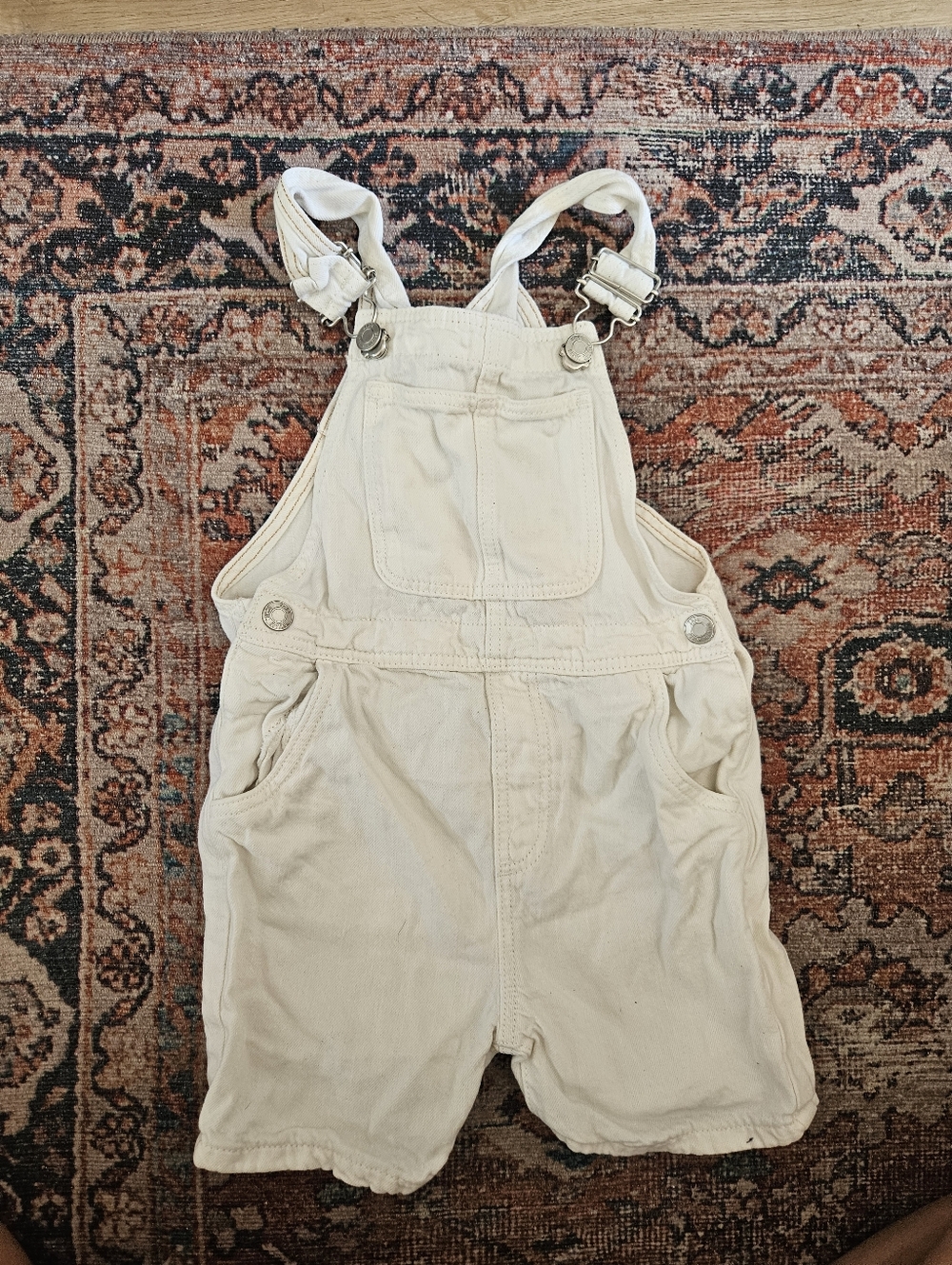 Zara White Shortalls